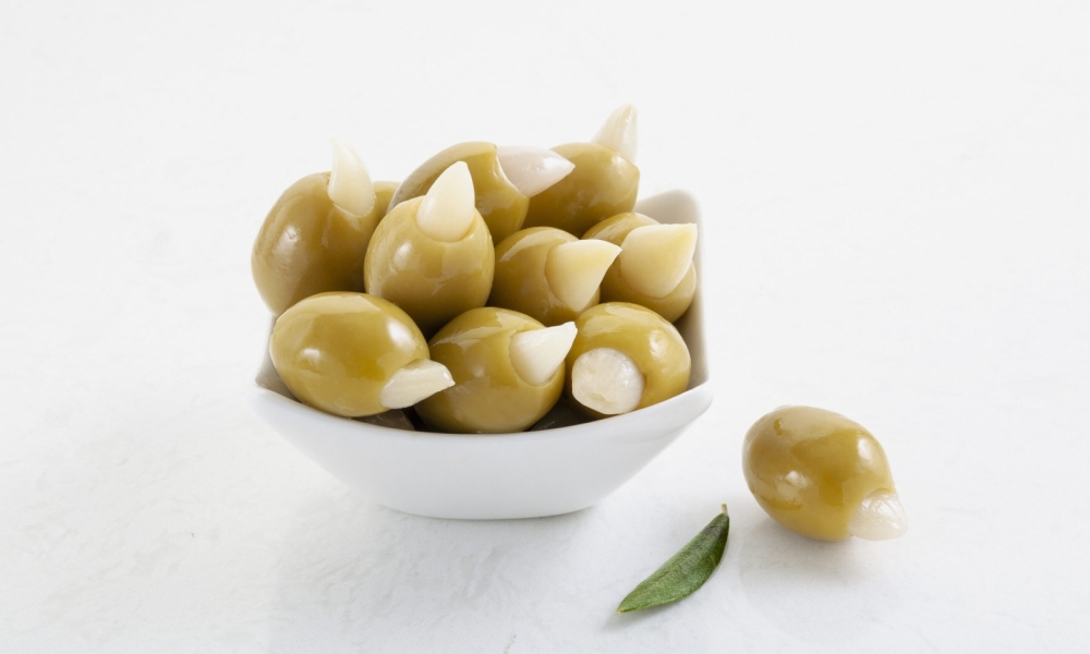 Sarımsak Dolgulu Yeşil Zeytin